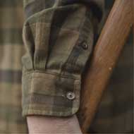 H�RKILA Asmund Hemd Beech green check 3