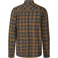 SEELAND Glen Flanellhemd Dark Brown/Camel Check 1