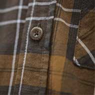 SEELAND Glen Flanellhemd Dark Brown/Camel Check 2