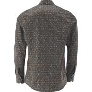TOM COLLINS Herren Langarmhemd Slim Fit oliv 1