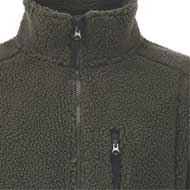 TOM COLLINS Herren Teddyfleece-Jacke oliv 2