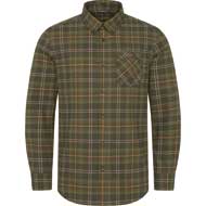BLASER Flanellhemd Julian Herren gr�n/offwhite/orange kariert