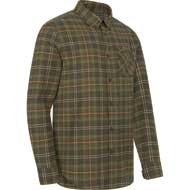 BLASER Flanellhemd Julian Herren gr�n/offwhite/orange kariert 3