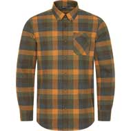 BLASER Flanellhemd Marvin Herren gr�n/orange kariert