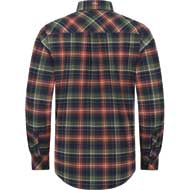 BLASER Flanellhemd Martin Herren dunkel oliv/rot kariert 1
