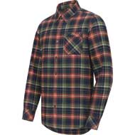 BLASER Flanellhemd Martin Herren dunkel oliv/rot kariert 2