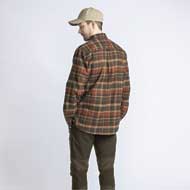 PINEWOOD Prestwick Exklusiv Hemd Herren D.Green/Terracotta 3