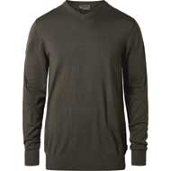 PINEWOOD V�rnamo Merino Sweater Herren D.Mossgreen