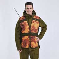 PINEWOOD Furudal Hunter Pro 2.0 Camou Weste Herren Strata Blaze/Moss Gr. 2