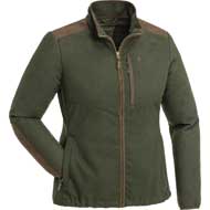 PINEWOOD Nydala Damen Wolljacke Mossgreen/Suede Brown