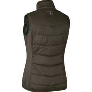 DEERHUNTER Lady Heat wattierte Weste Wood 1