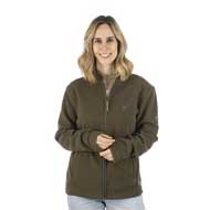 OS TRACHTEN Damen Fleecejacke khaki/schlamm 2