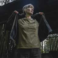 SEELAND Deer On Line T-Shirt Damen Military Olive 3