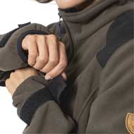 HUBERTUS Windblocker Jacke Damen oliv/braun 2