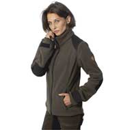 HUBERTUS Windblocker Jacke Damen oliv/braun 3