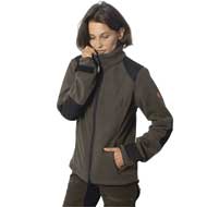 HUBERTUS Windblocker Jacke Damen oliv/braun 4