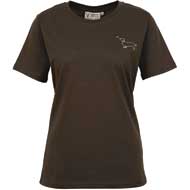 HUBERTUS Damen T-Shirt Dackel oliv