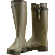 LE CHAMEAU Vierzonord XL Herren Gummistiefel mit Neoprenfutter Vert Vierzon 2