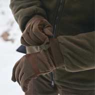 PINEWOOD Smaland Hunters Extreme Fleece Handschuhe H.Brown/Suede Brown 4