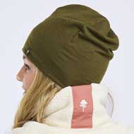 PINEWOOD Merino Beanie Olive Green 3