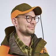 PINEWOOD Furudal Expert 2L Hunting Cap Olive Green/Orange 1