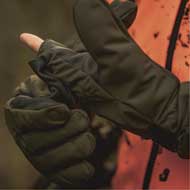 SEELAND Trigger Fold-Back Handschuhe Pine green 3