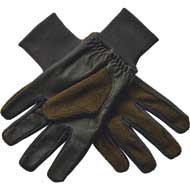 DEERHUNTER Fleecehandschuhe mit Leder Art Green 1