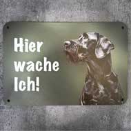 WILDE HILDE Zaunschild ''Deutsch Drahthaar'' 2