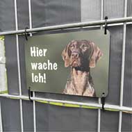 WILDE HILDE Zaunschild ''Deutsch Kurzhaar'' 2