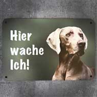 WILDE HILDE Zaunschild ''Weimaraner'' 4