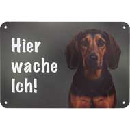 WILDE HILDE Zaunschild ''Alpenlndische Dachsbracke''