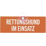 WILDE HILDE Autoschild mit Saugnapf ''Rettungshund im Einsatz''