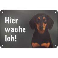 WILDE HILDE Zaunschild ''Schwarzw�lder Bracke''
