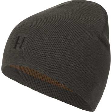 HRKILA Reversible Beanie Shadow brown/Rustique clay