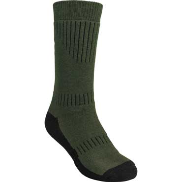 Pinewood Drytex Mid Socken Grn/Dunkelbraun