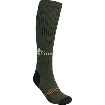 Pinewood Drytex High Socken Grn/Dunkelbraun