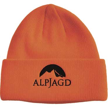 ALP JAGD Strickmütze Merino orange