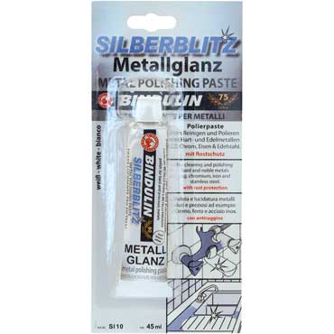 Bindulin Silberblitz Metallglanz Polierpaste 45ml Tube