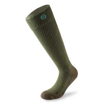 Lenz heat sock 4.0 toe cap grn