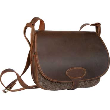 Jagdtasche Wollfilz/Leder