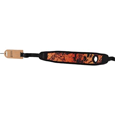 Mjoelner Hunting Gewehrriemen mit Daumenloch Neopren Orange camo