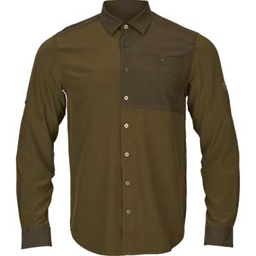 HRKILA Logmar Lightweight Hemd Dark olive/Willow green