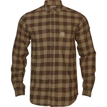 HRKILA Scandinavian Hemd Antique bronze check