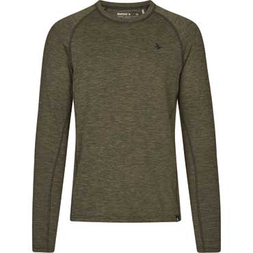 SEELAND Peak Langarmshirt Military olive melange