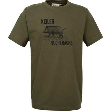 HUBERTUS T-Shirt Keiler sucht Bache schilf