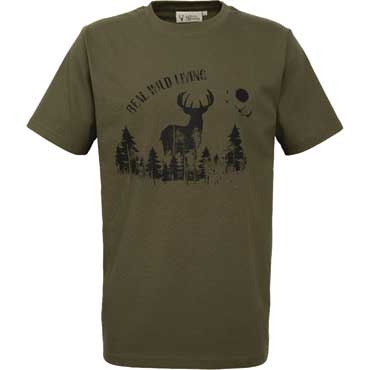 HUBERTUS T-Shirt Real Wild Living schilf