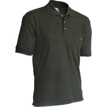  ALP JAGD Jagdliches Polo-Shirt dunkeloliv 