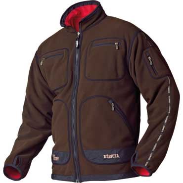  Hrkila Kamko Fleecejacke Brown/Red 