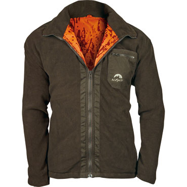  ALP JAGD Wendefleecejacke oliv/orange 