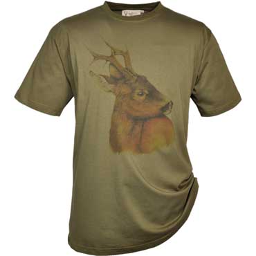 HUBERTUS T-Shirt Rehbock schilf